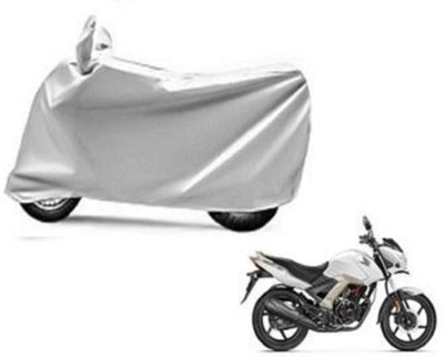 High Quality Two Wheeler Cover for Honda(CB Unicorn, Silver)
