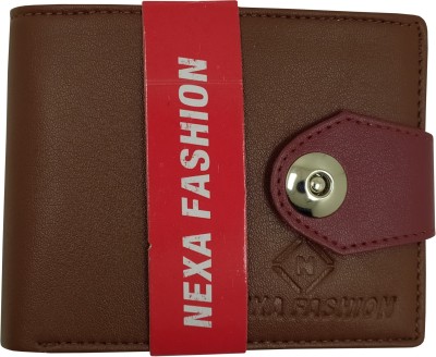 NEXA FASHION Men Casual Brown Artificial Leather Wallet(5 Card Slots)