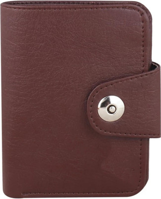 RPF Men Trendy Brown Artificial Leather Wallet(10 Card Slots)