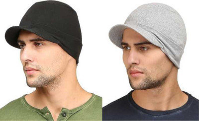 Atabz Solid Sports/Regular Cap Cap(Pack of 2)