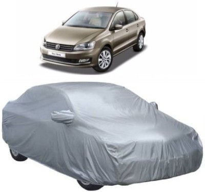 Elegance Car Cover For Volkswagen Vento (With Mirror Pockets)(Silver)