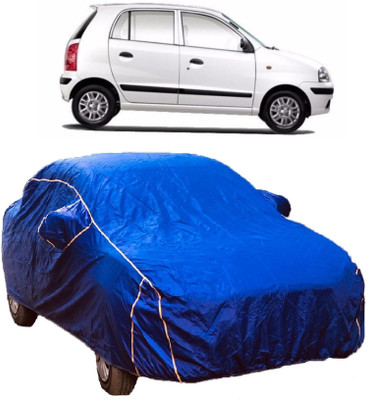 MoTRoX Car Cover For Hyundai Santro Xing (With Mirror Pockets)(Blue)