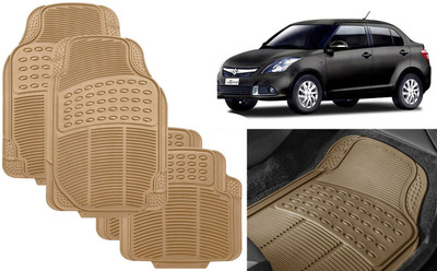 Auto Kite Rubber, PVC Standard Mat For  Maruti Suzuki New Swift(Beige)