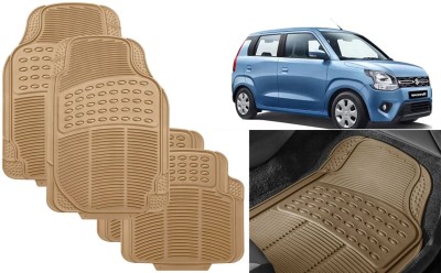 Auto Kite Rubber, PVC Standard Mat For  Maruti Suzuki WagonR(Beige)