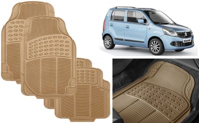 Auto Kite Rubber, PVC Standard Mat For  Maruti Suzuki WagonR(Beige)