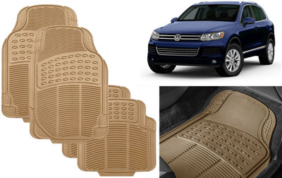 Auto Kite Rubber, PVC Standard Mat For  Volkswagen Touareg(Beige)