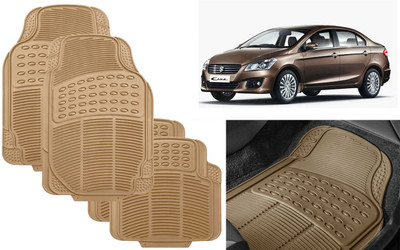 Auto Kite Rubber, PVC Standard Mat For  Maruti Suzuki Ciaz(Beige)
