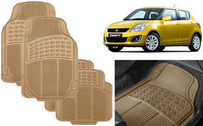 Auto Kite Rubber, PVC Standard Mat For  Maruti Suzuki Swift(Beige)
