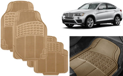 Auto Kite Rubber, PVC Standard Mat For  BMW X4(Beige)