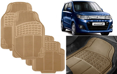 Auto Kite Rubber, PVC Standard Mat For  Maruti Suzuki WagonR(Beige)