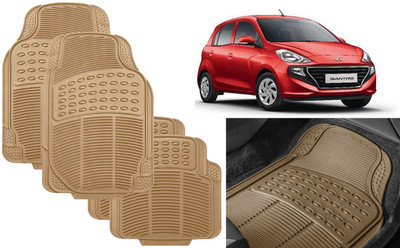 Auto Kite Rubber, PVC Standard Mat For  Hyundai Santro(Beige)