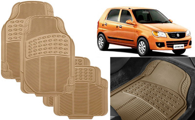 Auto Kite Rubber, PVC Standard Mat For  Maruti Suzuki Alto K10(Beige)