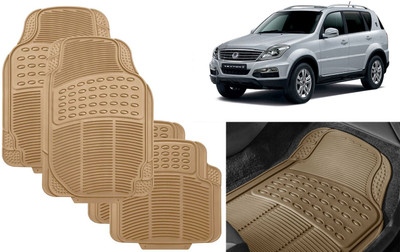 Auto Kite Rubber, PVC Standard Mat For  SsangYong Rexton(Beige)