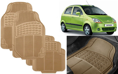 Auto Kite Rubber, PVC Standard Mat For  Chevrolet Spark(Beige)