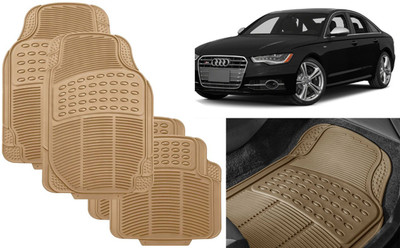 Auto Kite Rubber, PVC Standard Mat For  Audi S6(Beige)