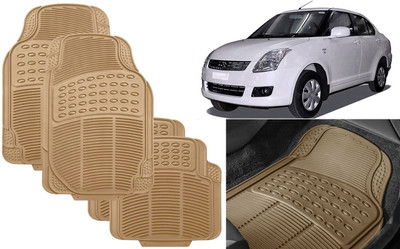 Auto Kite Rubber, PVC Standard Mat For  Maruti Suzuki Swift Dzire(Beige)