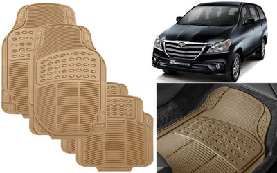 Auto Kite Rubber, PVC Standard Mat For  Toyota Innova(Beige)
