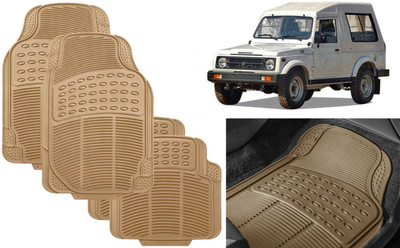 Auto Kite Rubber, PVC Standard Mat For  Maruti Suzuki Gypsy(Beige)
