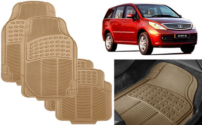 Auto Kite Rubber, PVC Standard Mat For  Tata Aria(Beige)