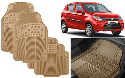 Auto Kite Rubber, PVC Standard Mat For  Maruti Suzuki Alto 800(Beige)