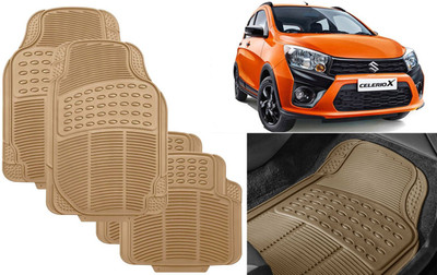 Auto Kite Rubber, PVC Standard Mat For  Maruti Suzuki Celerio(Beige)