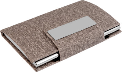 OFIXO I HIGH QUALITY I Classic and Sturdy 1173 Executive Pocket Luxury Credit / Debit / ATM / Visiting Card / Super Sleek 10 Card Holder(Set of 1, Brown)