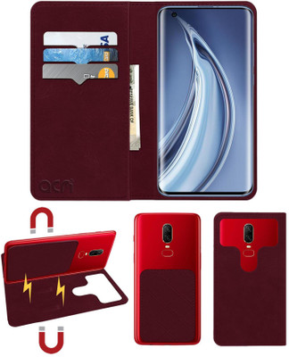 ACM Flip Cover for Xiaomi Mi 10 Pro 5G(Maroon, Cases with Holder, Pack of: 1)