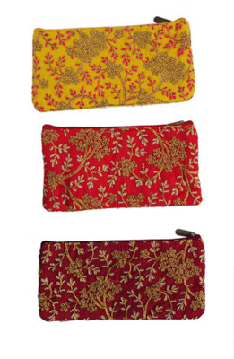 Sunesh Creation Casual, Party Red  Clutch