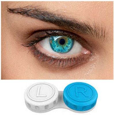 Diamond Eye Monthly Disposable(0.0, Colored Contact Lenses, Pack of 2)
