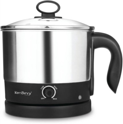 KenBerry HANDY COOK Multi Cooker Electric Kettle(1.5 L, Silver)