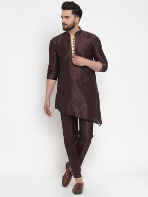 SAIFOO Men Kurta Pant Set