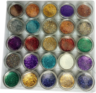 Elecsera Beauty Of Witness 25 multi shade Shimmer Glitter 200 g(multicolor)