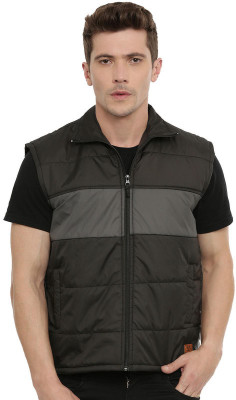UNSULLY Sleeveless Colorblock Men Jacket