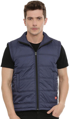 UNSULLY Sleeveless Solid Men Jacket