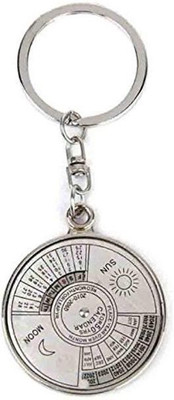 gtrp 50 Years Calendar in Metal Keychain and Keyring Key Chain