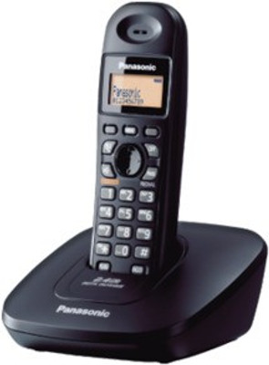 Panasonic KX-TG3611 Cordless Landline Phone(Black)