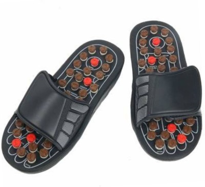 OneRetail TR-13 Yoga Paduka/Acupressure Sandals/Foot Massager Slipper/Acupressure Foot Relaxer/Rotating Acupressure Foot Slippers for Men & Women Massager(Multicolor)
