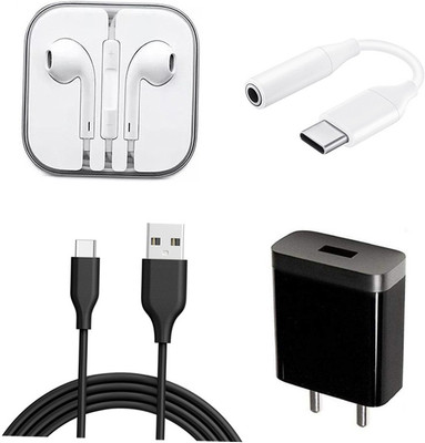 SARVIN Wall Charger Accessory Combo for OPPO A9(White)
