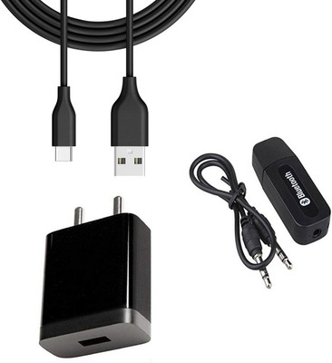 SARVIN Wall Charger Accessory Combo for OPPO A9 2020(Black)