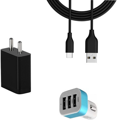 SARVIN Wall Charger Accessory Combo for Samsung Galaxy A70s(Black, White)