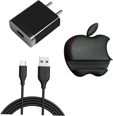 DAKRON Wall Charger Accessory Combo for Motorola One Action(Black)