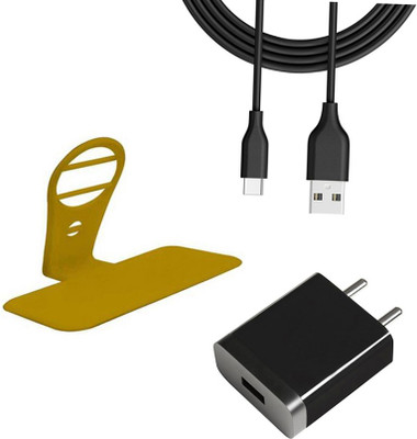 DAKRON Wall Charger Accessory Combo for LG G8X ThinQ(Black)