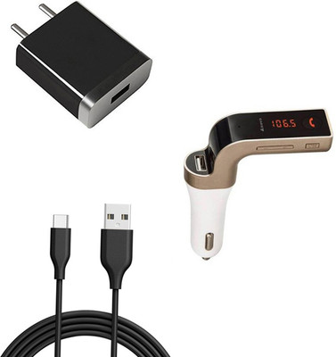 SARVIN Wall Charger Accessory Combo for LG W30 Pro(Black)