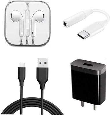 SARVIN Wall Charger Accessory Combo for OPPO K3(White)