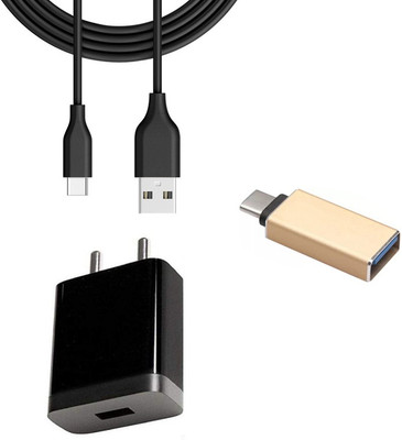 SARVIN Wall Charger Accessory Combo for OPPO A9 2020(Multicolor)