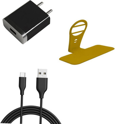 DAKRON Wall Charger Accessory Combo for Umidigi F1 Play(Black)