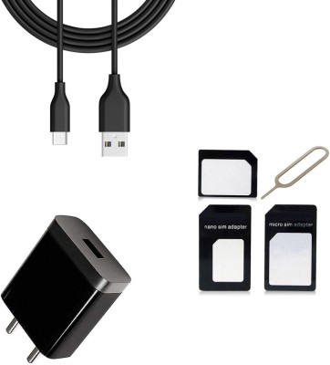 SARVIN Wall Charger Accessory Combo for OPPO Reno 2(Black)