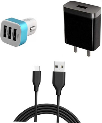 SARVIN Wall Charger Accessory Combo for OPPO A9(White)