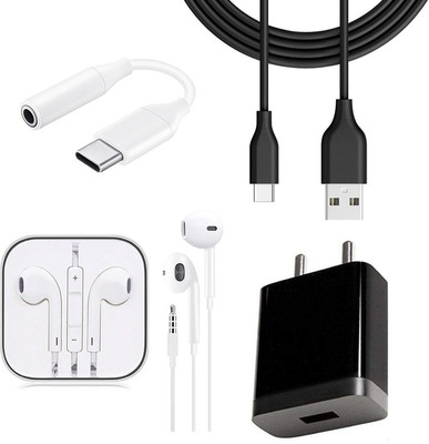 SARVIN Wall Charger Accessory Combo for OPPO A9 2020(Black)
