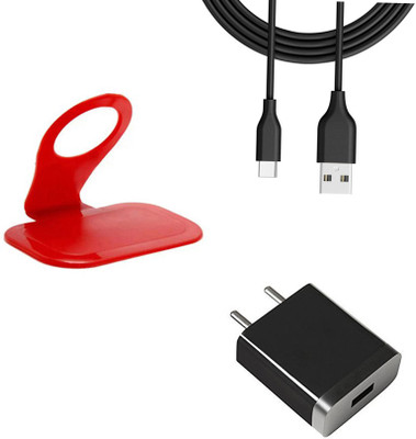 DAKRON Wall Charger Accessory Combo for Vivo Z1x(White)